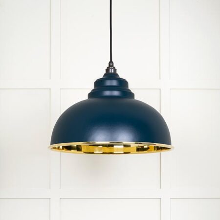 Smooth Brass Harborne Pendant in Dusk | 49522DU - Image 2
