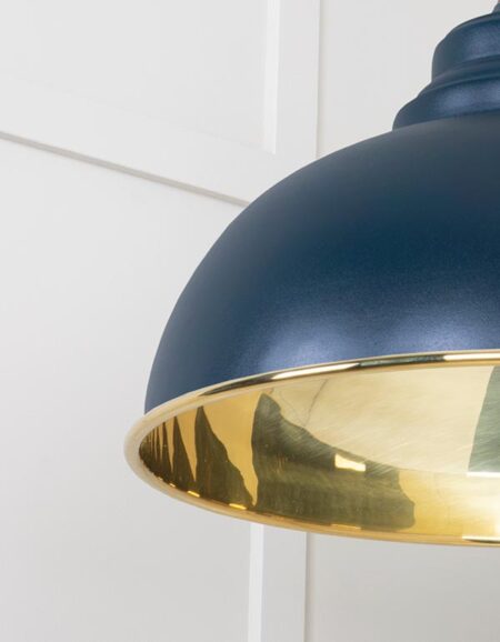 Smooth Brass Harborne Pendant in Dusk | 49522DU - Image 5