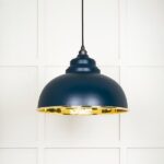Smooth Brass Harborne Pendant in Dusk | 49522DU