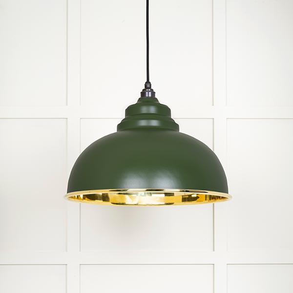 Smooth Brass Harborne Pendant in Heath | 49522H