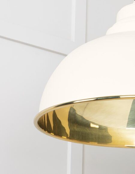 Smooth Brass Harborne Pendant in Teasel | 49522TE - Image 5