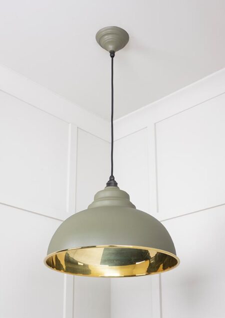 Smooth Brass Harborne Pendant in Tump | 49522TU - Image 3