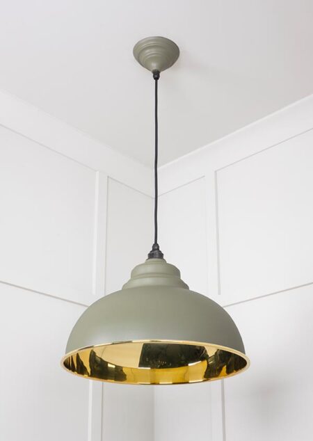 Smooth Brass Harborne Pendant in Tump | 49522TU - Image 4
