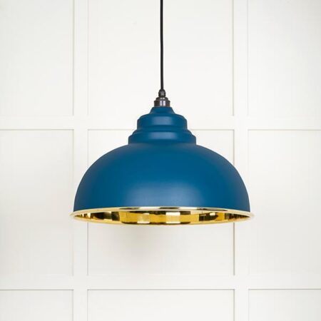 Smooth Brass Harborne Pendant in Upstream | 49522U - Image 2
