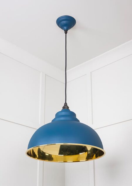 Smooth Brass Harborne Pendant in Upstream | 49522U - Image 4