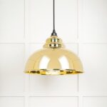 Smooth Brass Harborne Pendant | 49522