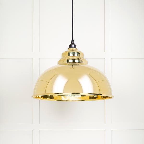Smooth Brass Harborne Pendant | 49522
