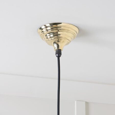 Hammered Brass Hockley Pendant | 49523 - Image 6