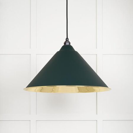 Smooth Brass Hockley Pendant in Dingle | 49524DI - Image 2