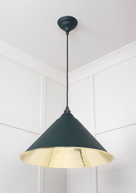 Smooth Brass Hockley Pendant in Dingle | 49524DI - Image 3