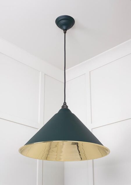 Smooth Brass Hockley Pendant in Dingle | 49524DI - Image 4