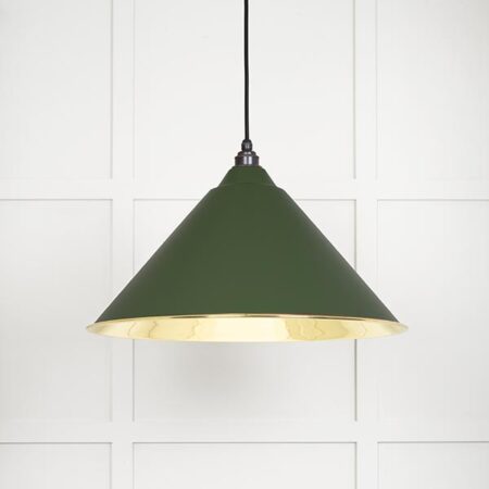 Smooth Brass Hockley Pendant in Heath | 49524H