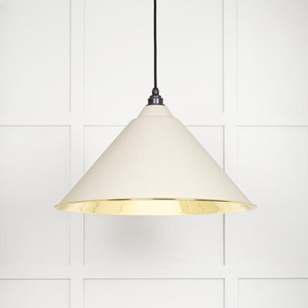 Smooth Brass Hockley Pendant in Teasel | 49524TE