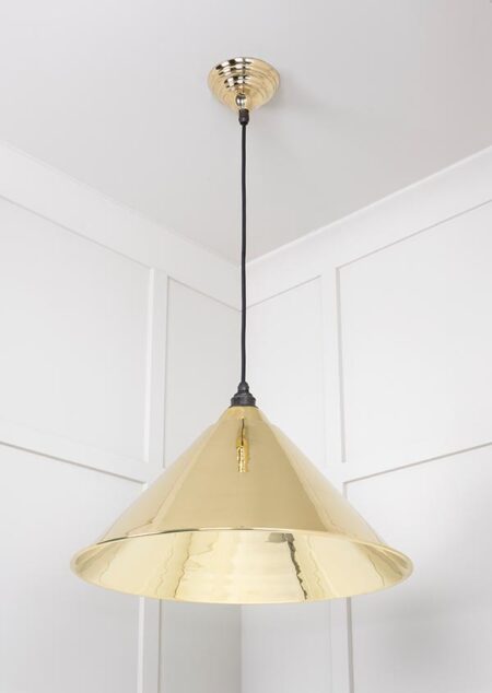 Smooth Brass Hockley Pendant | 49524 - Image 3