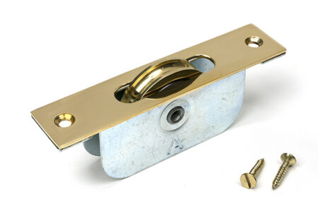 Unlacquered Brass Square Ended Sash Pulley 75kg | 49587 - Image 2