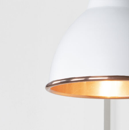 Smooth Copper Brindley Wall Light in Flock | 49714SF - Image 3