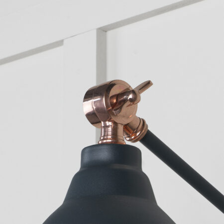 Smooth Copper Brindley Wall Light in Soot | 49714SSO - Image 4