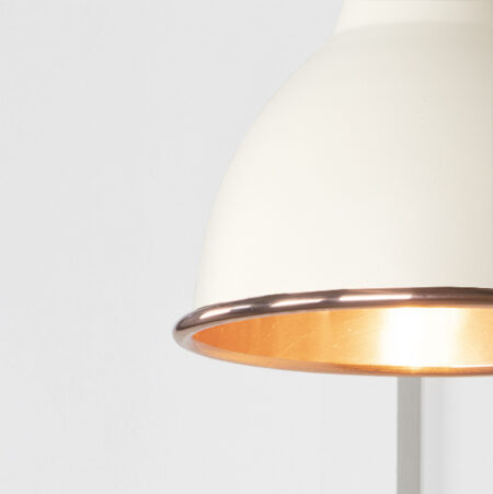 Smooth Copper Brindley Wall Light in Teasel | 49714STE - Image 3