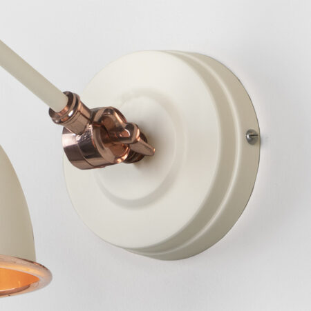 Smooth Copper Brindley Wall Light in Teasel | 49714STE - Image 5