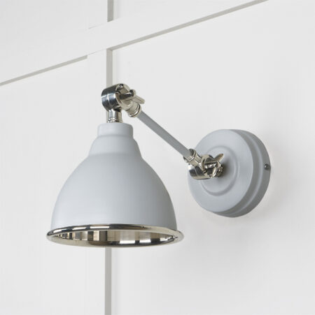 From the Anvil Smooth Nickel Brindley Wall Light in Birch - Image 2