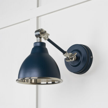 From the Anvil Smooth Nickel Brindley Wall Light in Dusk - Image 2