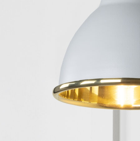 Smooth Brass Brindley Wall Light in Birch | 49716SBI - Image 3
