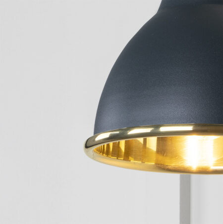 Smooth Brass Brindley Wall Light in Soot | 49716SSO - Image 3