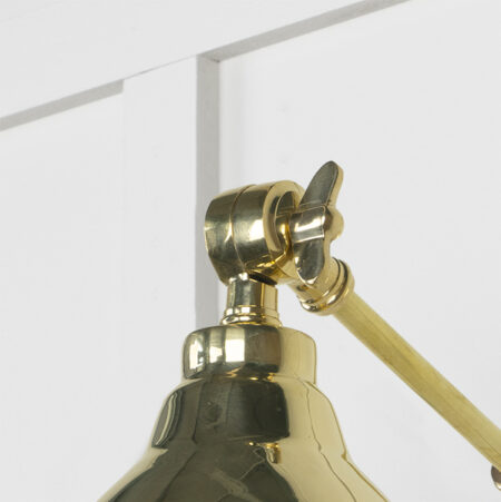 Smooth Brass Brindley Wall Light | 49716 - Image 4