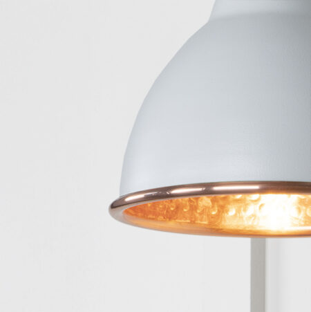 Hammered Copper Brindley Wall Light in Birch | 49717SBI - Image 3