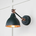 Hammered Copper Brindley Wall Light in Dingle | 49717SDI