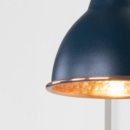 Hammered Copper Brindley Wall Light in Dusk | 49717SDU - Image 3