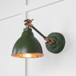 Hammered Copper Brindley Wall Light in Heath | 49717SH