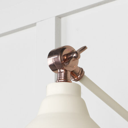 Hammered Copper Brindley Wall Light in Teasel | 49717STE - Image 4