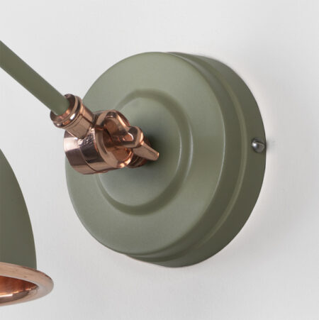 Hammered Copper Brindley Wall Light in Tump | 49717STU - Image 5