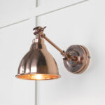 Hammered Copper Brindley Wall Light | 49717