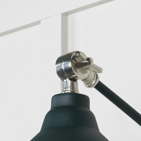 Hammered Nickel Brindley Wall Light in Dingle | 49718SDI - Image 4