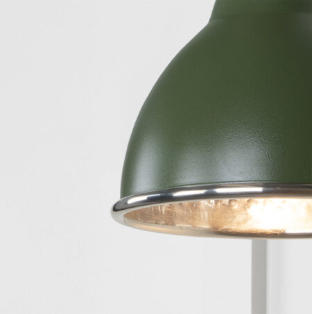 Hammered Nickel Brindley Wall Light in Heath | 49718SH - Image 3