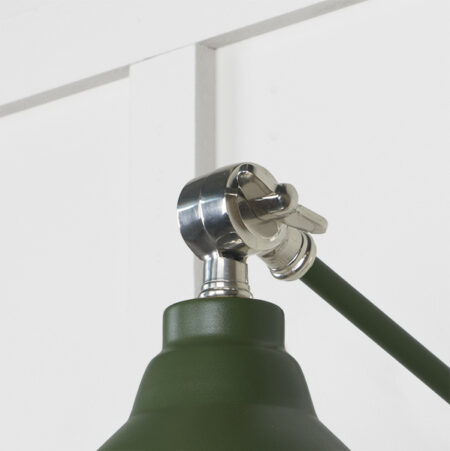 Hammered Nickel Brindley Wall Light in Heath | 49718SH - Image 4