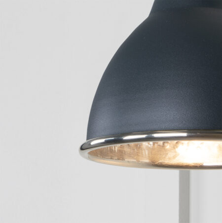 Hammered Nickel Brindley Wall Light in Soot | 49718SSO - Image 3