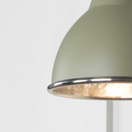 Hammered Nickel Brindley Wall Light in Tump | 49718STU - Image 3