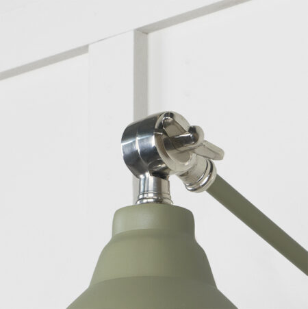 Hammered Nickel Brindley Wall Light in Tump | 49718STU - Image 4