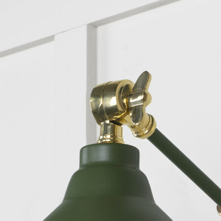 Hammered Brass Brindley Wall Light in Heath | 49719SH - Image 4