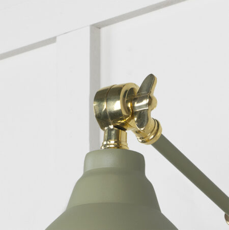 Hammered Brass Brindley Wall Light in Tump | 49719STU - Image 4