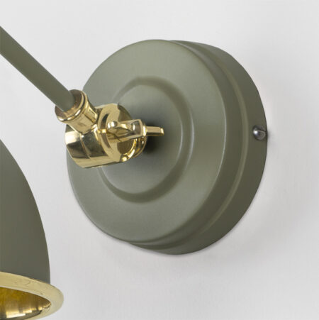 Hammered Brass Brindley Wall Light in Tump | 49719STU - Image 5