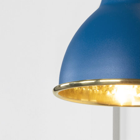 Hammered Brass Brindley Wall Light in Upstream | 49719SU - Image 3