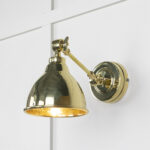 Hammered Brass Brindley Wall Light | 49719