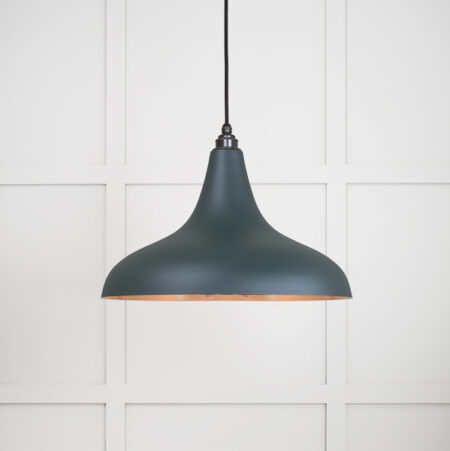 From the Anvil Smooth Copper Frankley Pendant in Dingle
