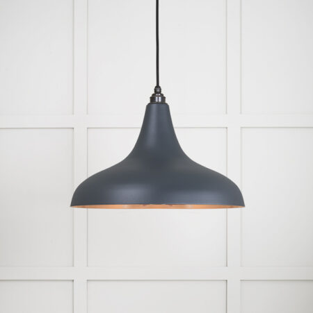 Smooth Copper Frankley Pendant in Soot | 49720SSO