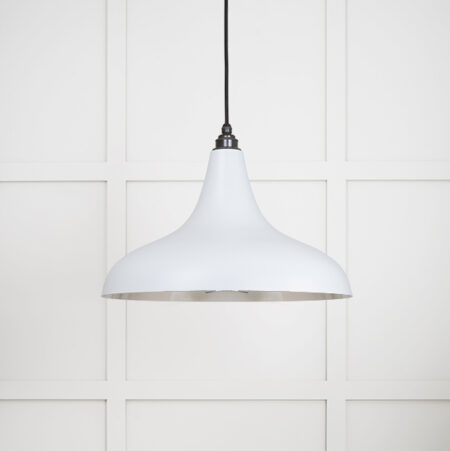 Smooth Nickel Frankley Pendant in Birch | 49721SBI - Image 2