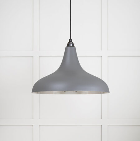 Smooth Nickel Frankley Pendant in Bluff | 49721SBL - Image 2